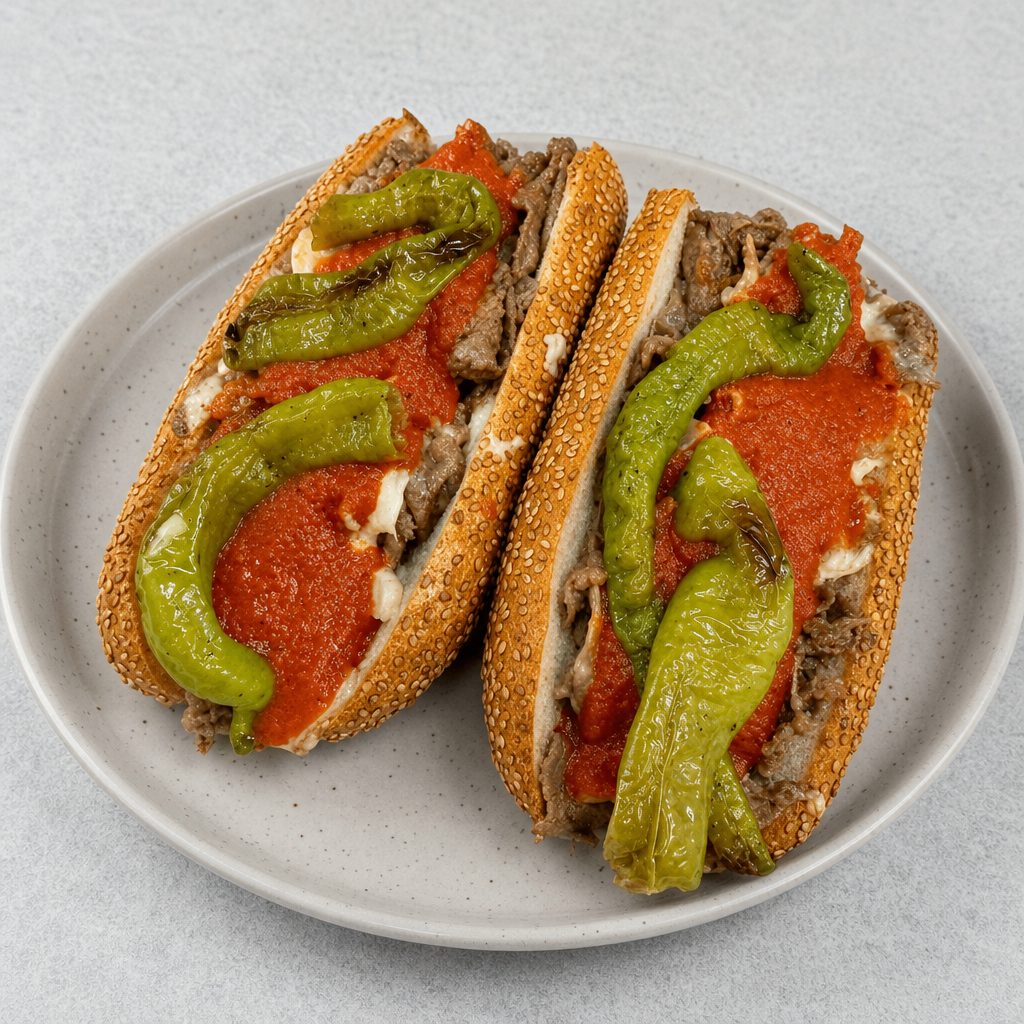 Long Hot Cheesesteak.